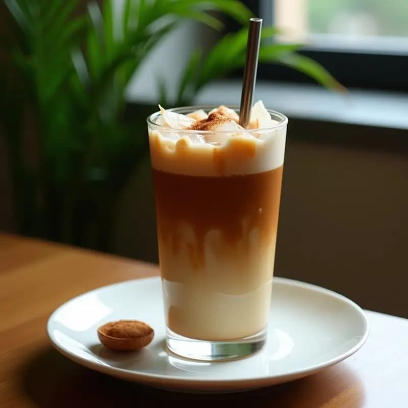 Café Vietnamese con Leche Condensada Vegana: Bebida Fría y Cremosa
