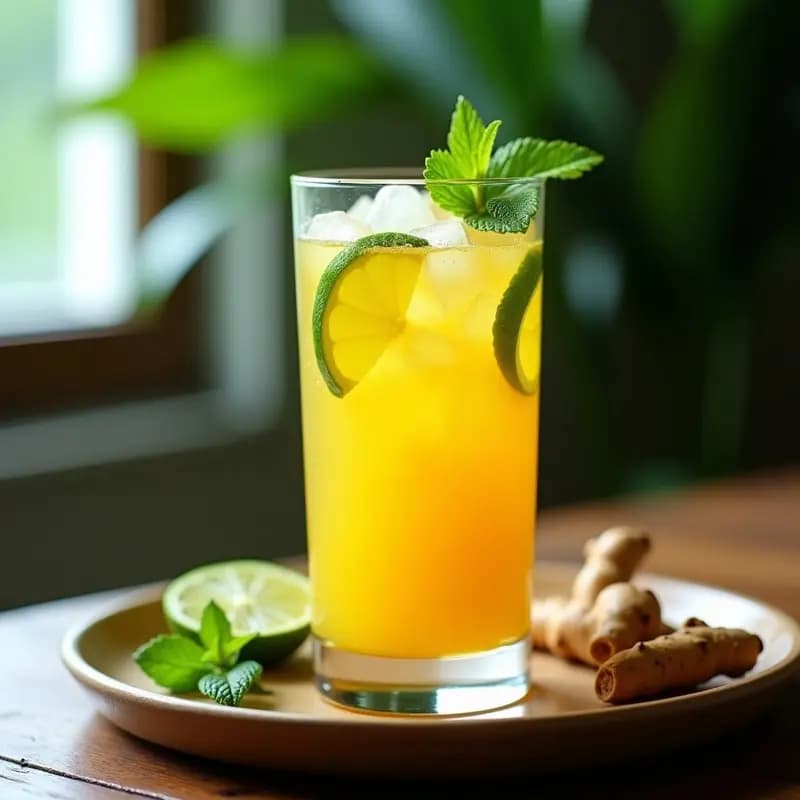 Caipirinha de Cúrcuma y Jengibre: Bebida Brasilera Antiinflamatoria y sin Alcohol