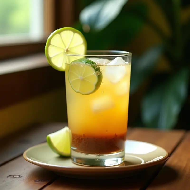 Caipirinha Brasileña con Limón, Cachaça y Azúcar Morena: Cóctel Tropical y Refrescante