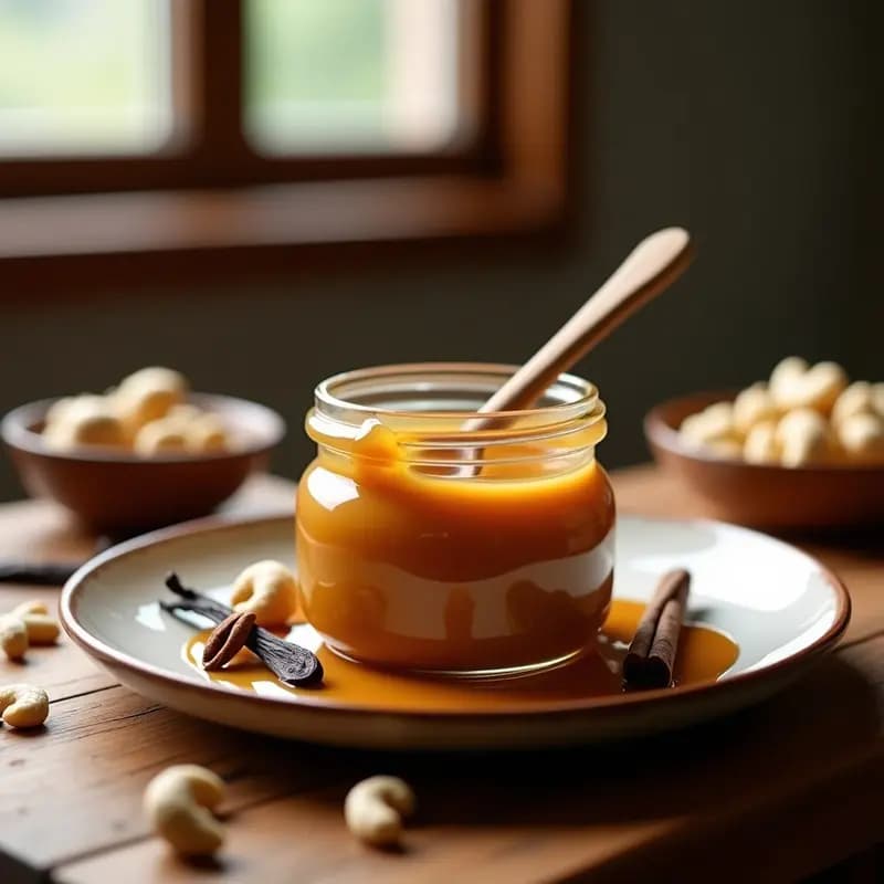Cajeta de Cajú Vegana: Dulce de Leche Sin Lácteos y Sin Azúcar