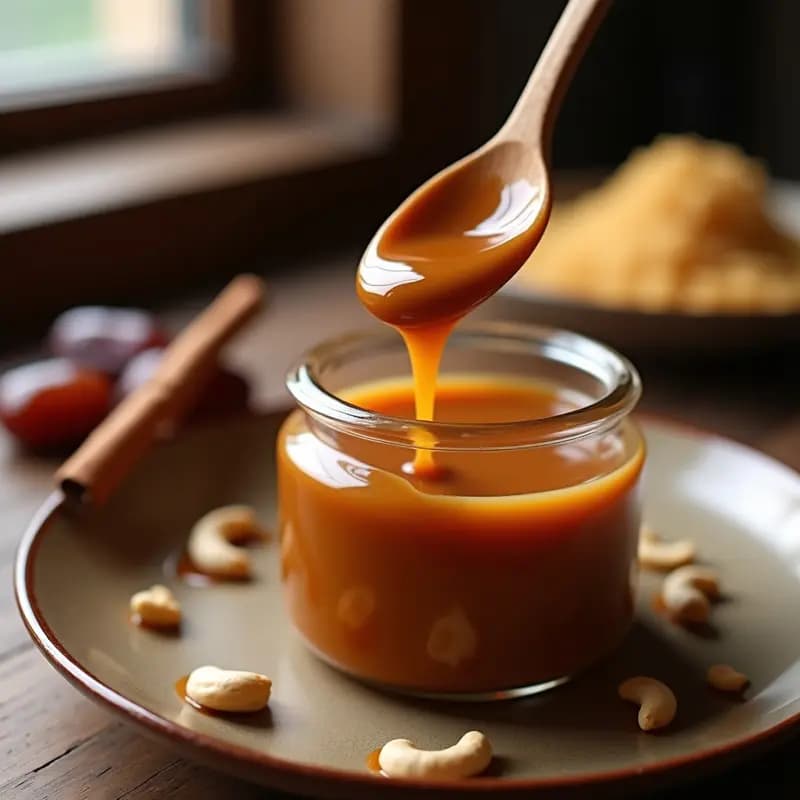 Cajeta Vegana de Dátiles y Anacardos: Postre Mexicano Sin Azúcar