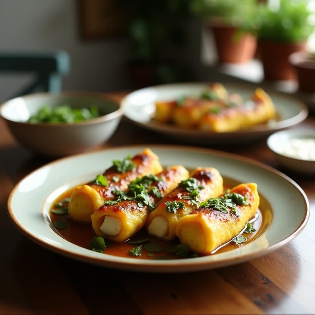 Calabacines Asados Rellenos de Pollo y Pesto de Albahaca: Receta Italiana en Airfryer