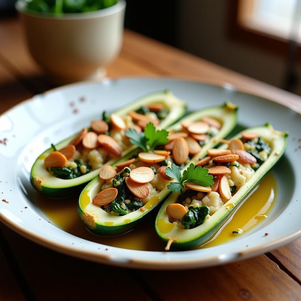Calabacines Rellenos de Merluza y Espinacas al Horno: Receta Baja en Calorías y Sin Lactosa