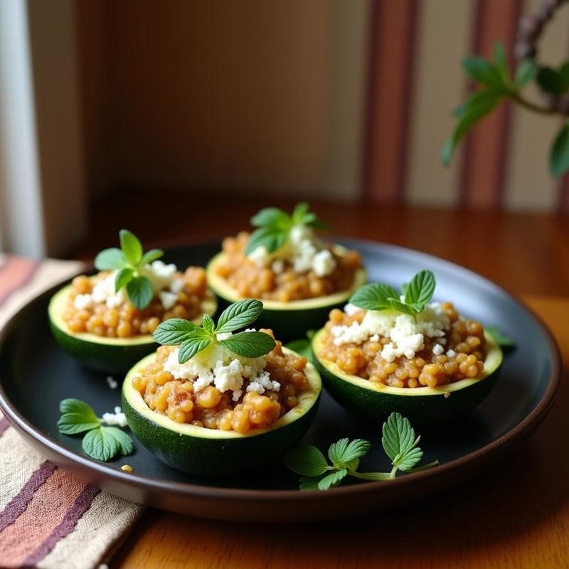 Calabacines Rellenos de Quinoa y Higaditos de Pollo: Receta Peruana Alta en Hierro