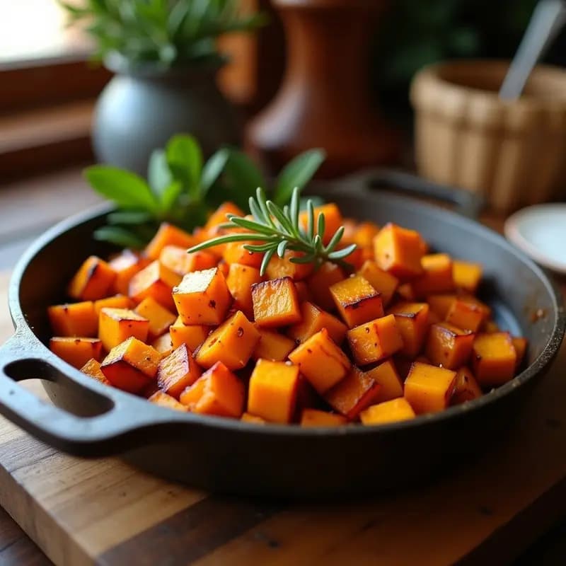 Calabaza Asada Ahumada: Receta en Horno con Toque Profundo y Crujiente