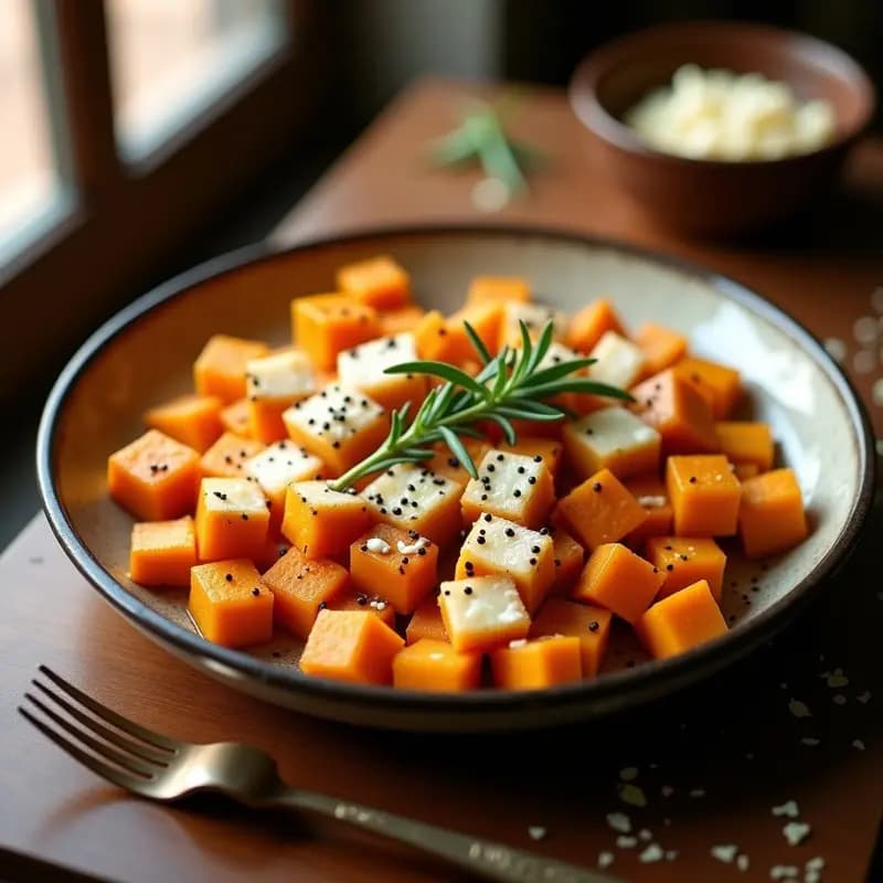 Calabaza Asada con Parmesano Ahumado: Receta Fácil y Reconfortante al Horno