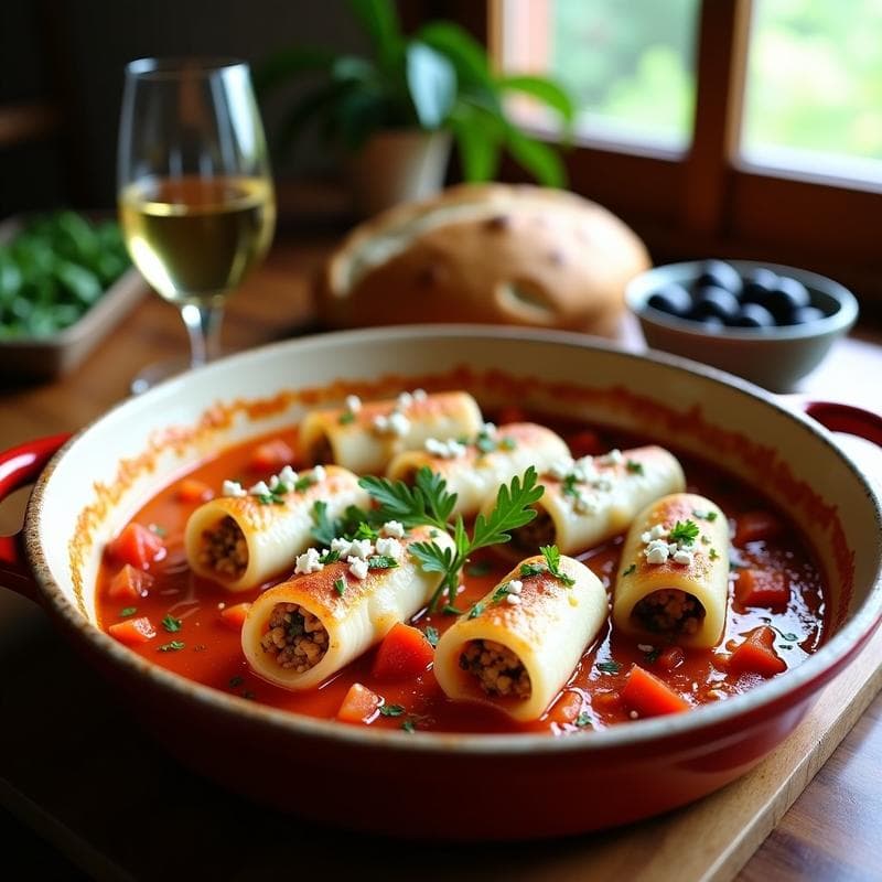 Calamares Rellenos de Quinoa y Pimientos Asados: Receta Mediterránea Keto en Horno