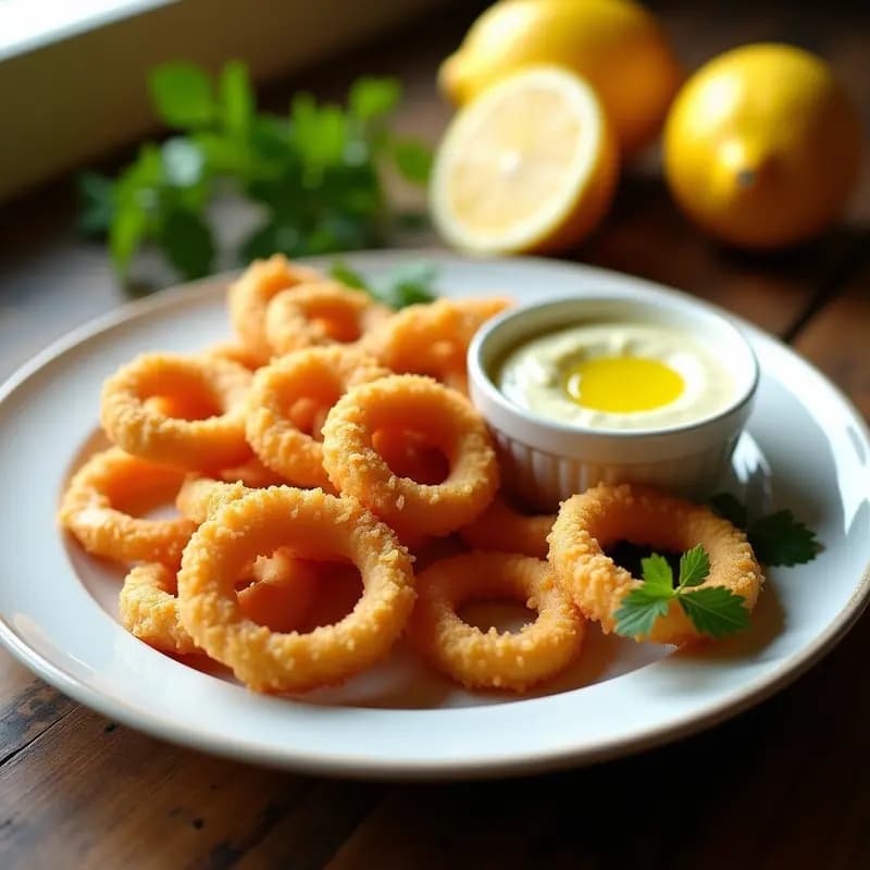 Calamares a la Romana con Alioli Casero: Receta para Freír en Airfryer