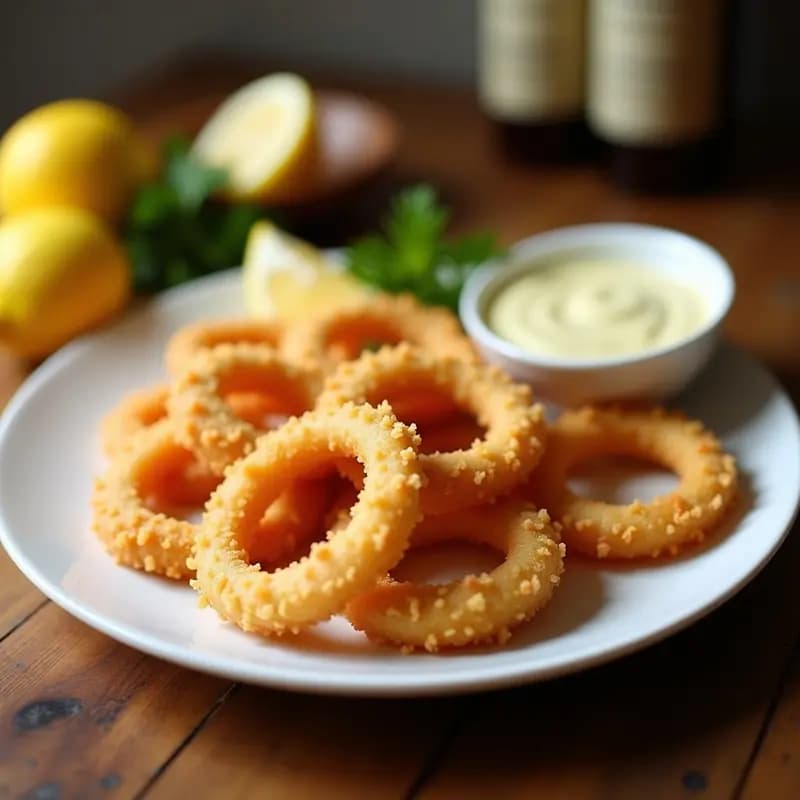 Calamares a la Romana con Salsa Alioli: Tapa Crujiente en 20 Minutos