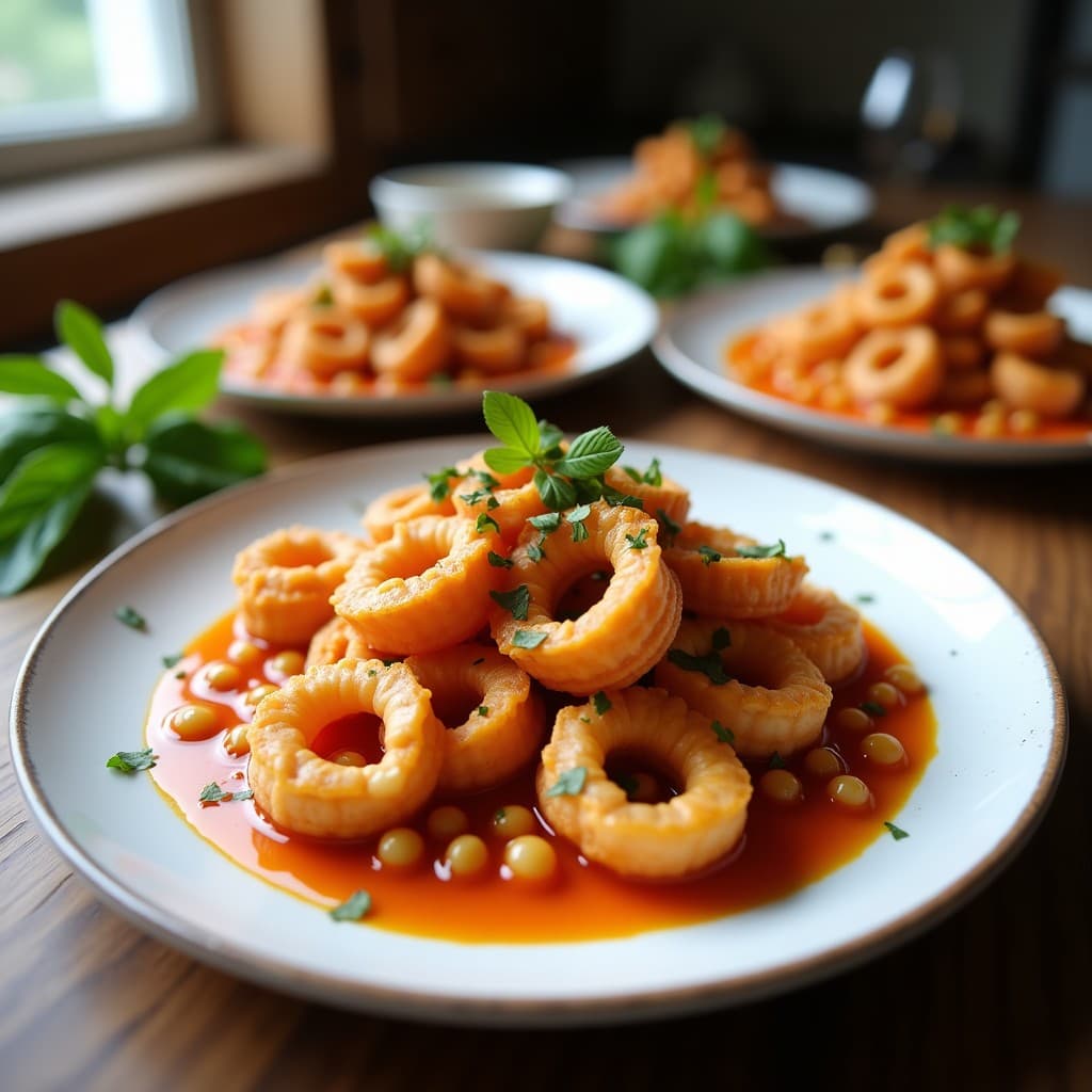 Calamares a la Romana con Harina de Garbanzo: Receta Española Sin Gluten y Crujiente en Airfryer