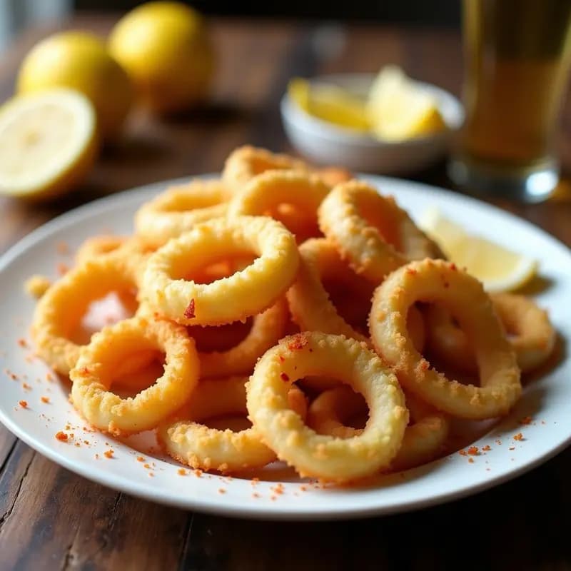 Calamares a la Romana con Limón: Receta de Tapas Fritas en 20 Minutos