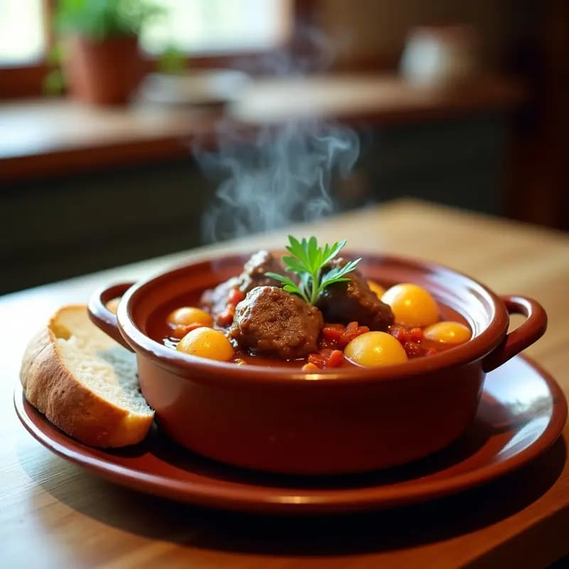 Caldereta de Cordero al Chilindrón: Estofado Aragonés con Patatas y Tomate