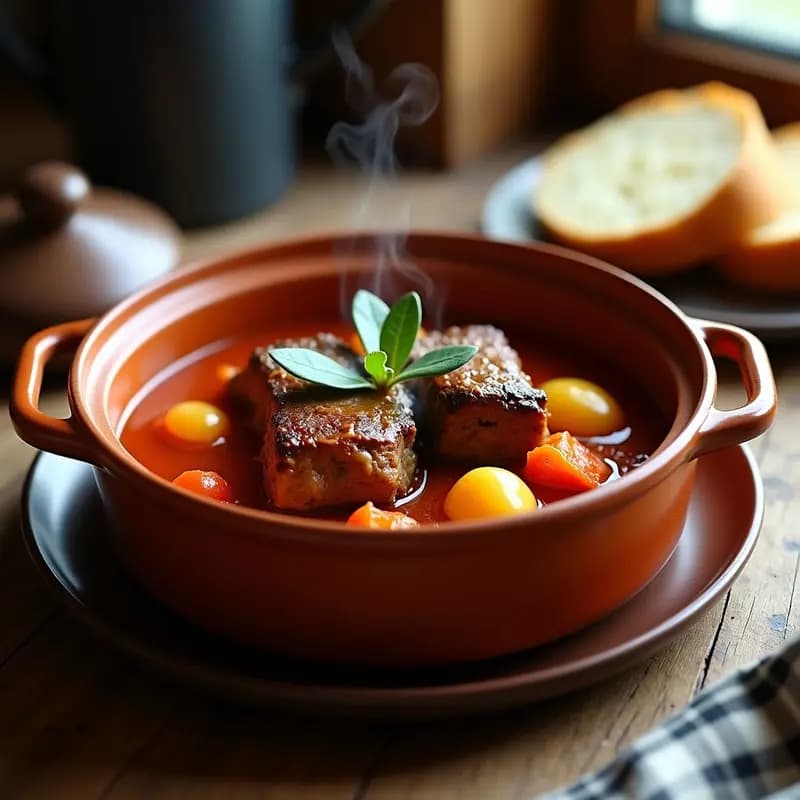 Caldereta de Cordero al Chilindrón: Guiso Traditional de Teruel con Tomate y Pimientos