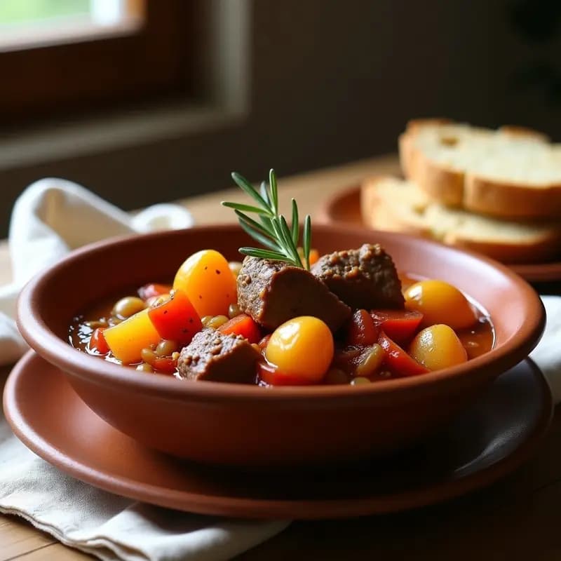 Caldereta de Cordero con Patatas y Tomate: Receta Aragonesa Tradicional en Olla Lenta