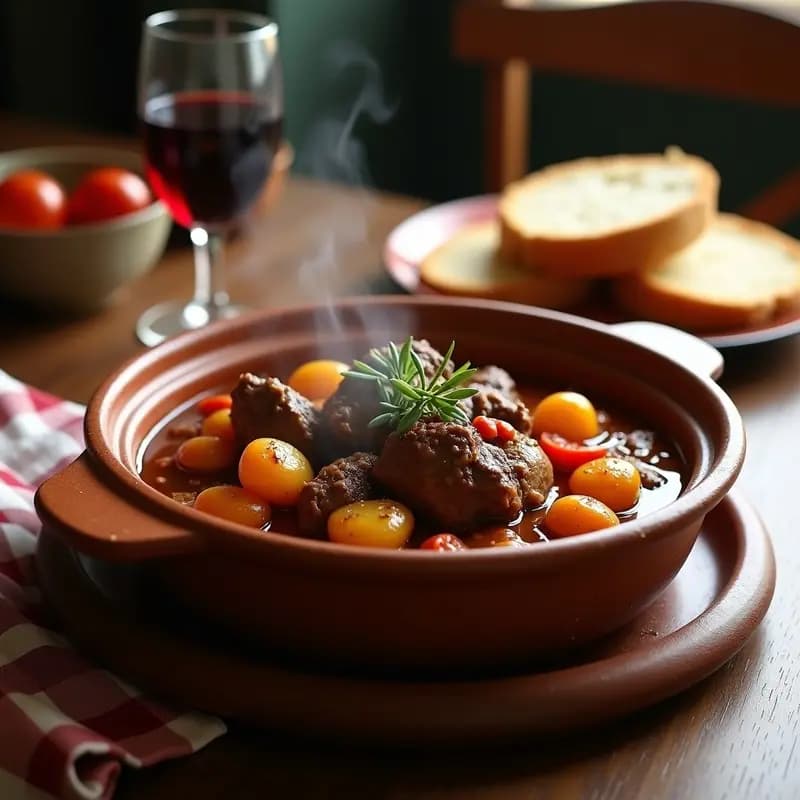Caldereta de Cordero a la Riojana con Patatas: Receta de Montaña Reconfortante
