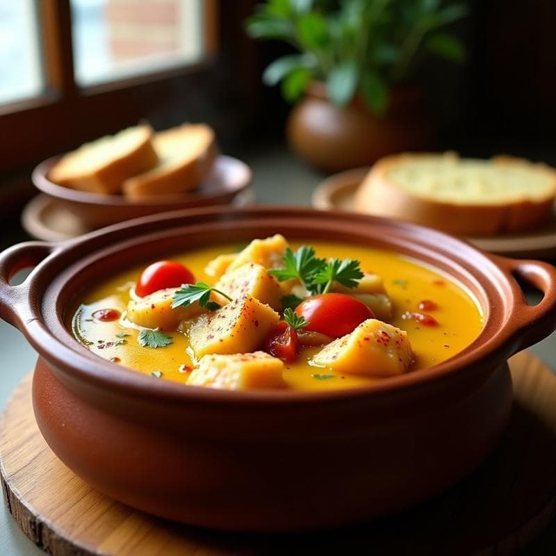 Caldillo de Congrio con Azafrán y Pimentón: Receta Chilena Tradicional en 30 Minutos