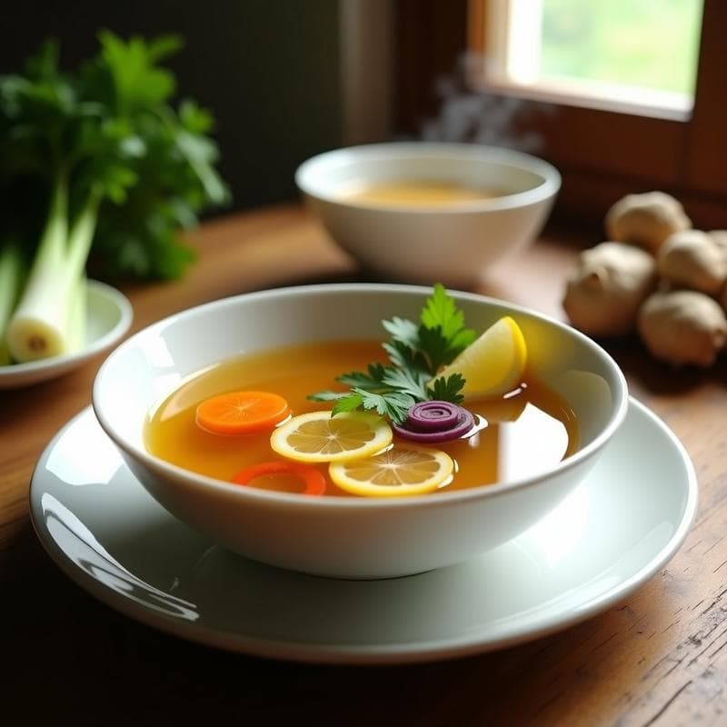 Caldo Depurativo de Apio y Jengibre: Receta en Olla Exprés para Limpiar el Organismo