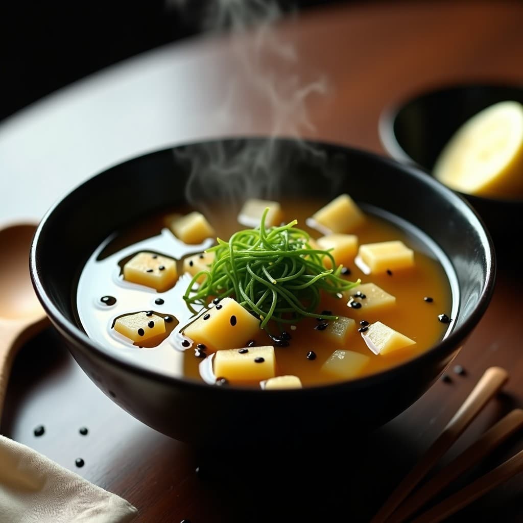 Caldo Depurativo de Apio Nabo y Algas Wakame: Receta Japonesa Detox en Olla Exprés