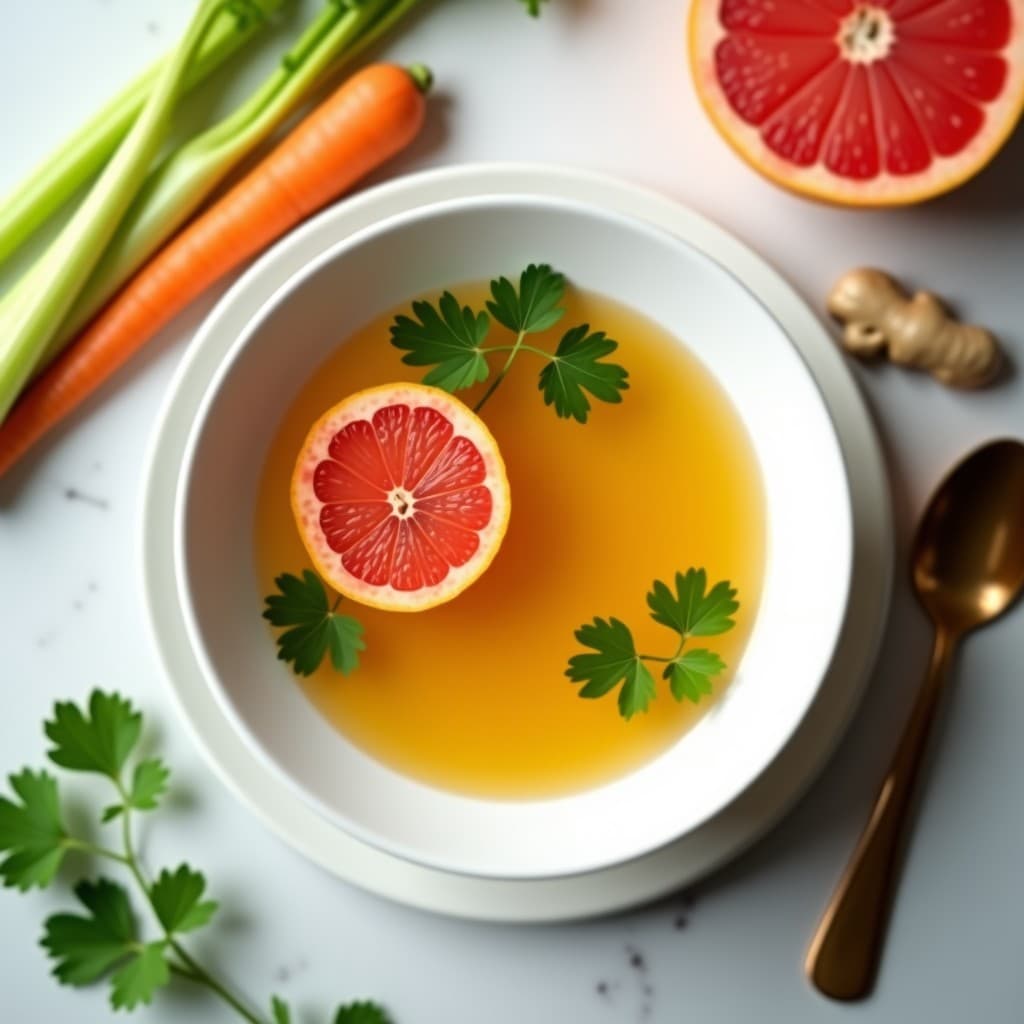 Caldo Depurativo de Apio, Zanahoria y Jengibre: Receta Detox y Baja en Calorías