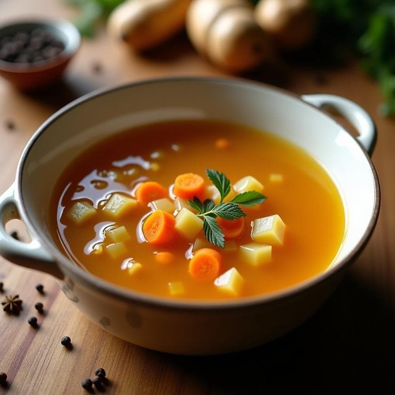 Caldo de Huesos con Colágeno: Receta Curativa para Articulaciones y Piel en Olla Lenta
