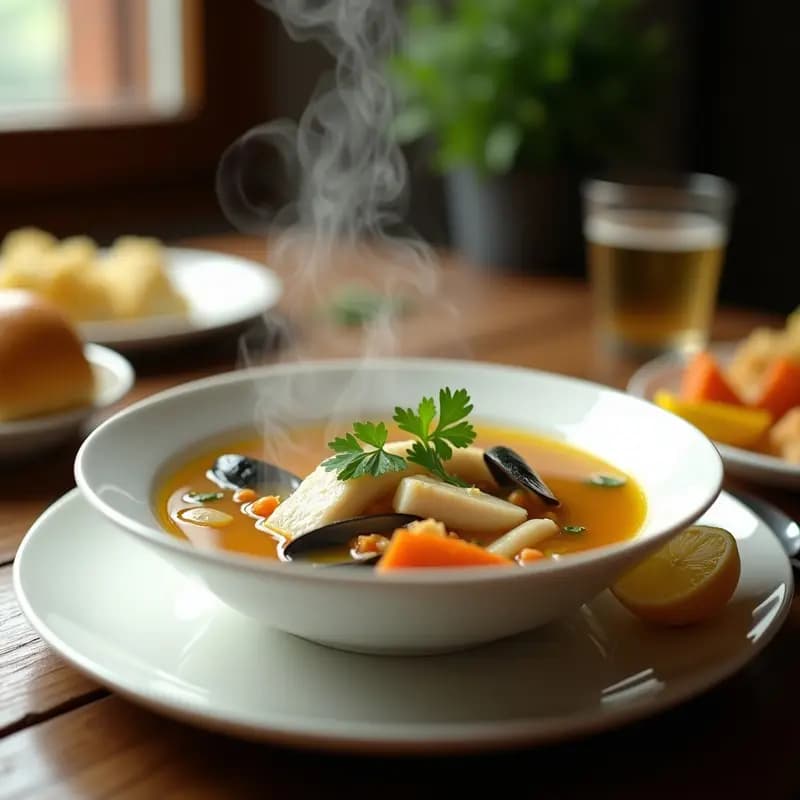 Caldo de Pescado y Marisco en Olla Exprés: Receta Rápida y Nutritiva para Cenas Ligeras