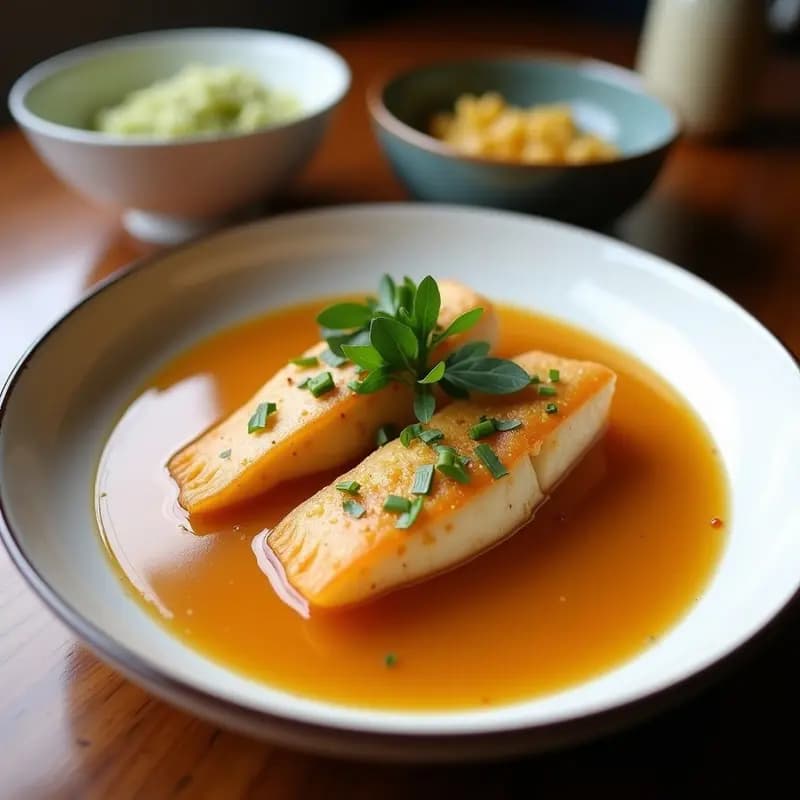 Caldo de Pescado y Miso con Algas: Receta Japonésa Reconfortante en 25 Minutos