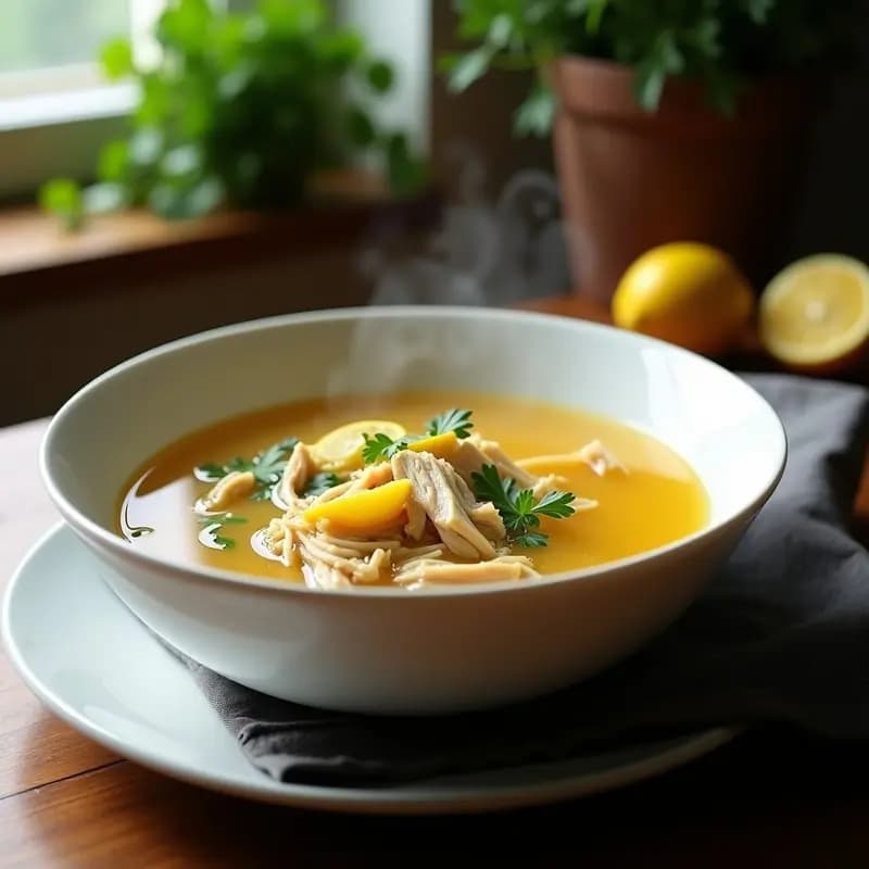 Caldo de Pollo Casero con Jengibre: Receta Reconstituyente y Rápida en Olla Express