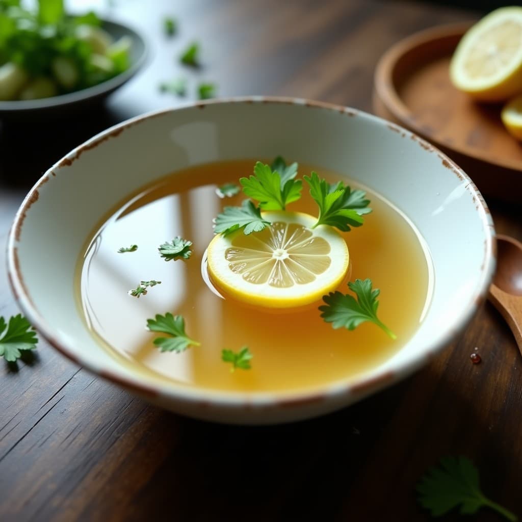 Caldo Depurativo de Apio, Puerro y Jengibre: Receta Sin Lactosa para Desintoxicar