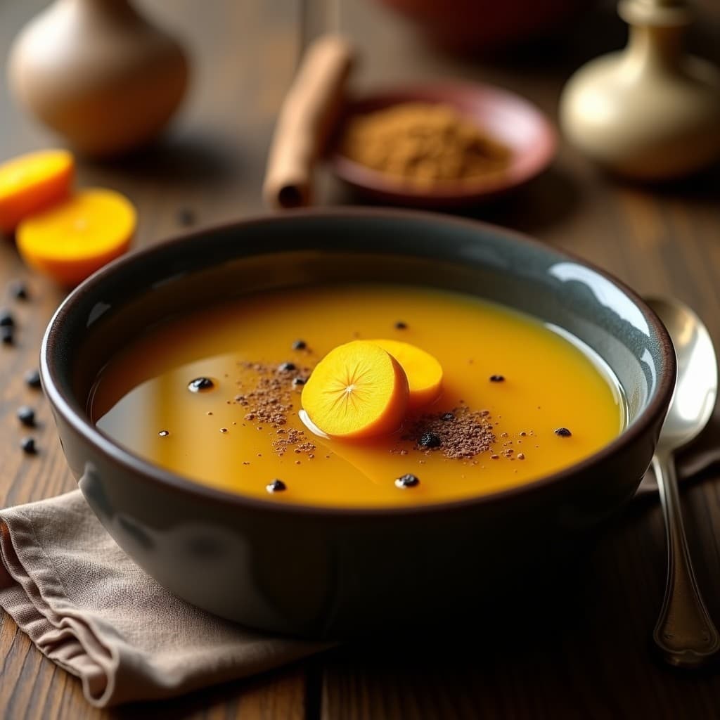 Caldo de Hueso de Cordero y Cúrcuma: Receta আরাবica en Olla Express Antiinflamatoria