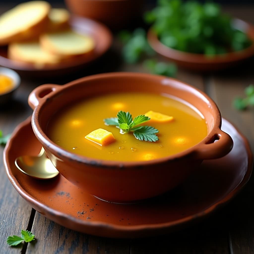 Caldo de Huesos de Cordero con Jengibre y Cúrcuma: Receta Marroquí Depurativa