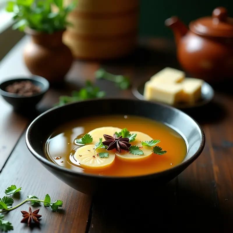 Caldo de Huesos de Cordero con Raíz de Loto: Sopa China Keto y Antiinflamatoria