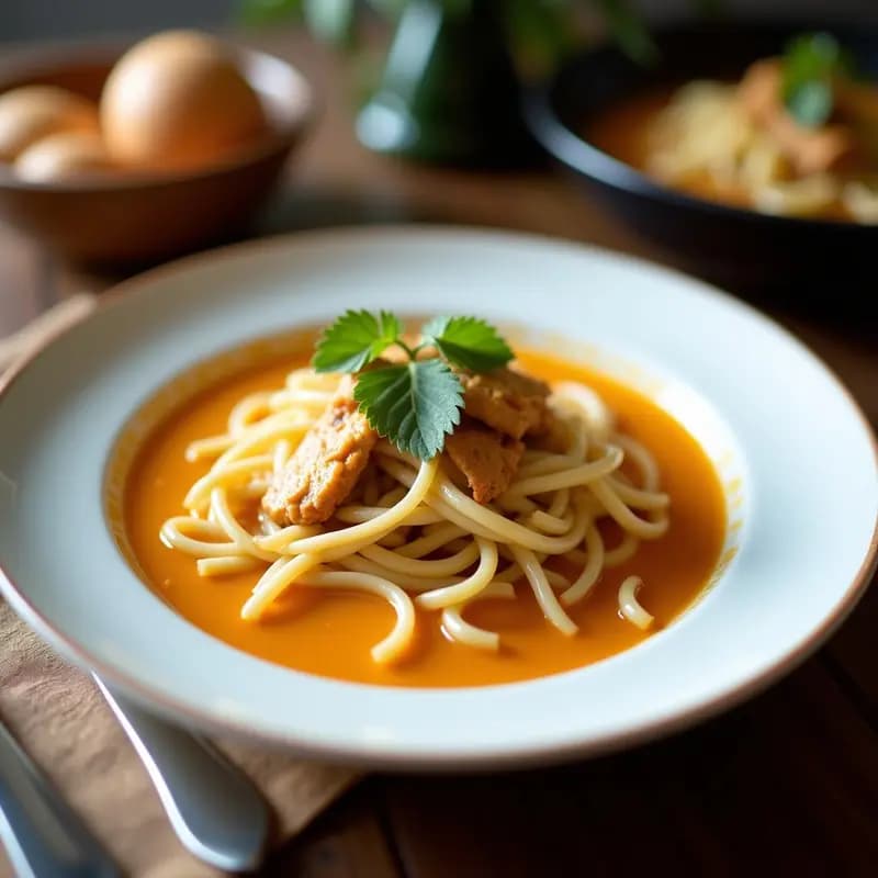 Caldo de Huesos de Pollo y Cúrcuma con Fideos de Shirataki: Receta Japonesa Keto para el Sistema Inmune