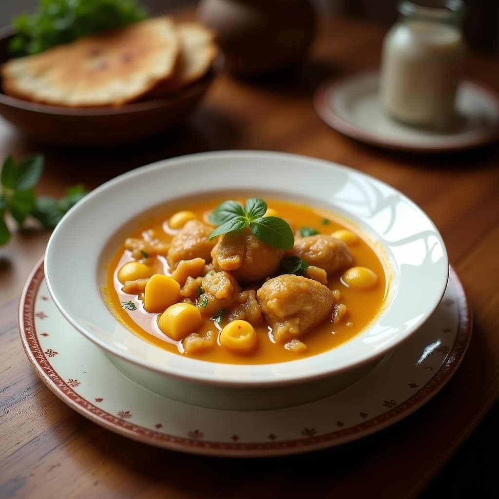 Caldo de Pollo con Jengibre y Cúrcuma: Receta de Reconfortante en Thermomix contra la Gripe