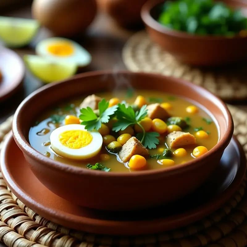 Caldo Tlalcualco de Pollo: Receta Tradicional Mexicana con Epazote y Chipotle