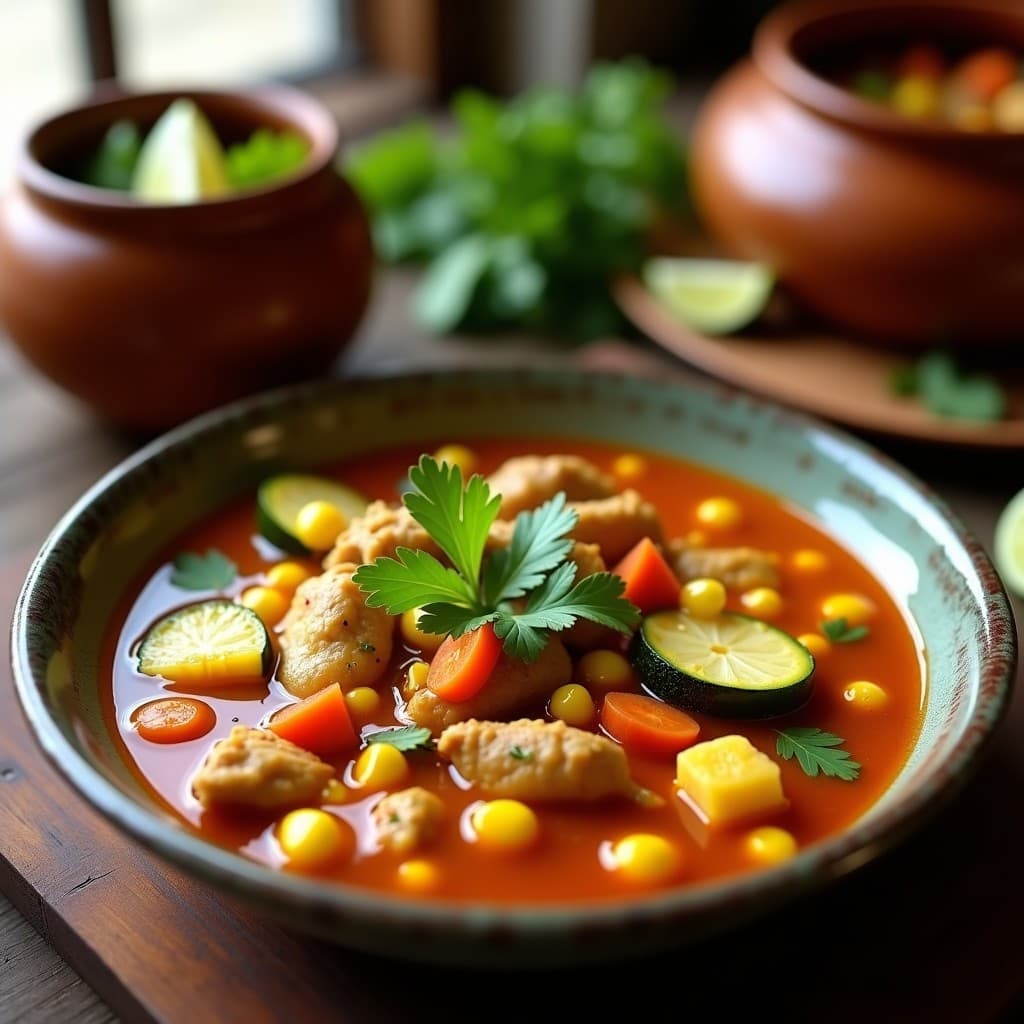 Caldo Tlalnepantla con Chipotle y Elote: Receta Mexicana Reconfortante en Olla Lenta