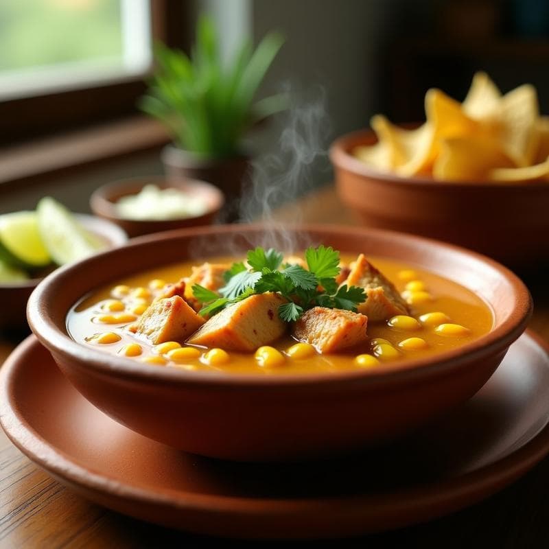 Caldo Tlalpeño con Chipotle y Elote: Receta Mexicana Tradicional en Thermomix