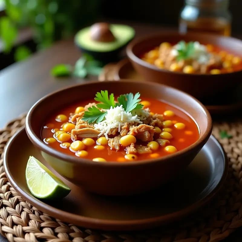 Caldo Tlalpeneño en Airfryer: Receta Mexicana Express con Chipotle y Pollo