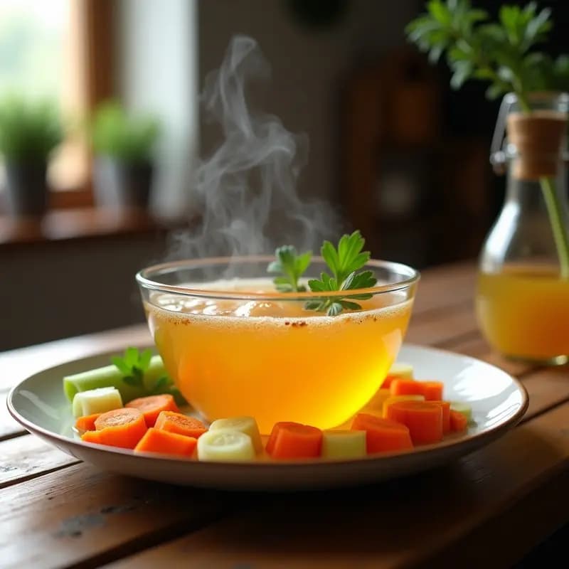 Caldo de Verduras al Estilo Jorge Borges: Receta en Thermomix para Aprovechar Sobras