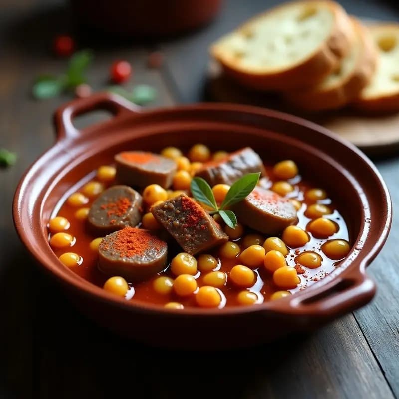 Callos a la Gallega con Garbanzos y Pimentón: Receta de Aprovecho y Sabrosa en Horno