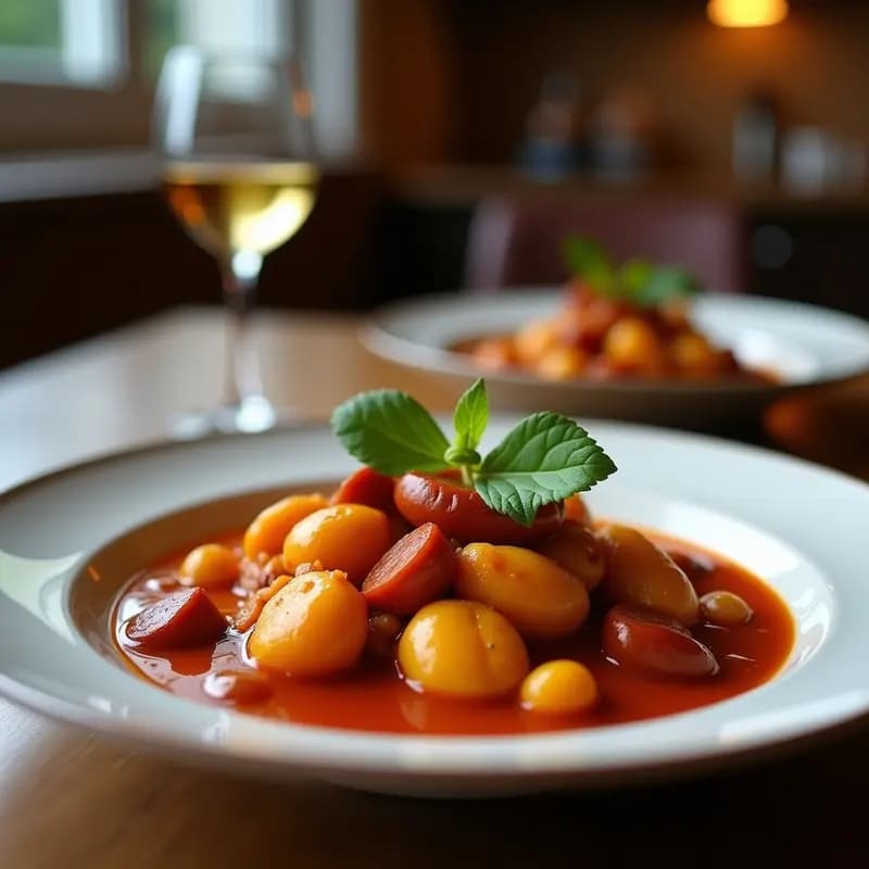 Callos a la Madrileña: Guiso de Callos con Chorizo y Morcilla en Olla Exprés