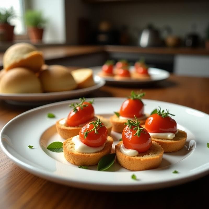 Canapés de Pan de cristal con Ventresca y Pimentón de Piquillo: Aperitivo Gourmet en 15 Minutos
