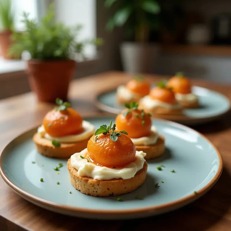 Canapés de Pan de Insectos con Paté de Higos y Queso de Cabra: Receta Sostenible Gourmet