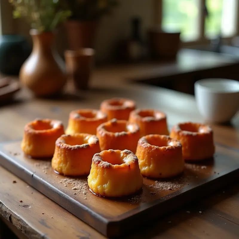 Canelé Bordelés con Stevia: Postre Francés Sin Azúcar y Sin Gluten