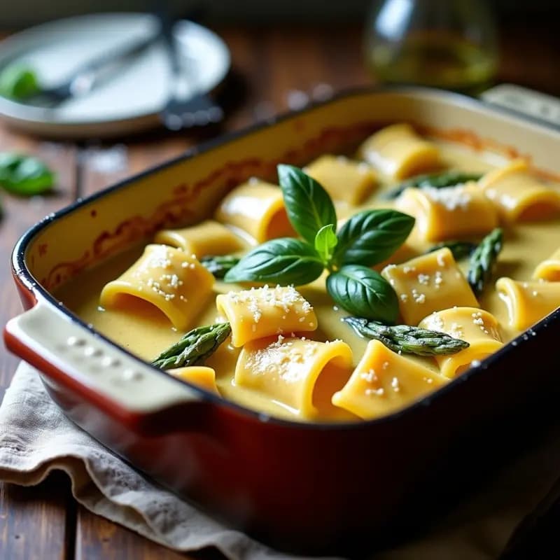 Canelloni de Espárragos y Ricotta: Receta Italiana Sin Gluten y en Olla Lenta