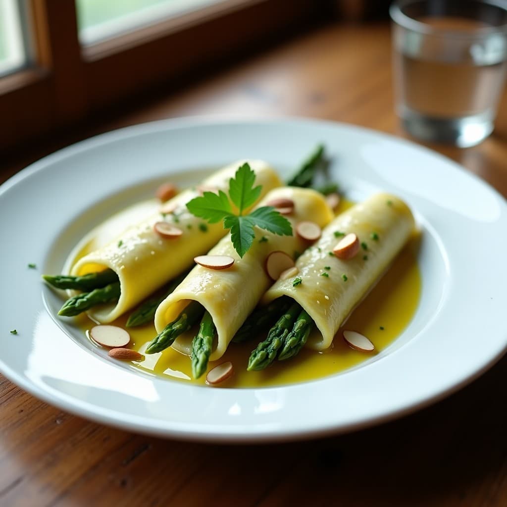 Canelones de Calabacín Rellenos de Tofu y Espárragos: Receta Sin Gluten en Microondas
