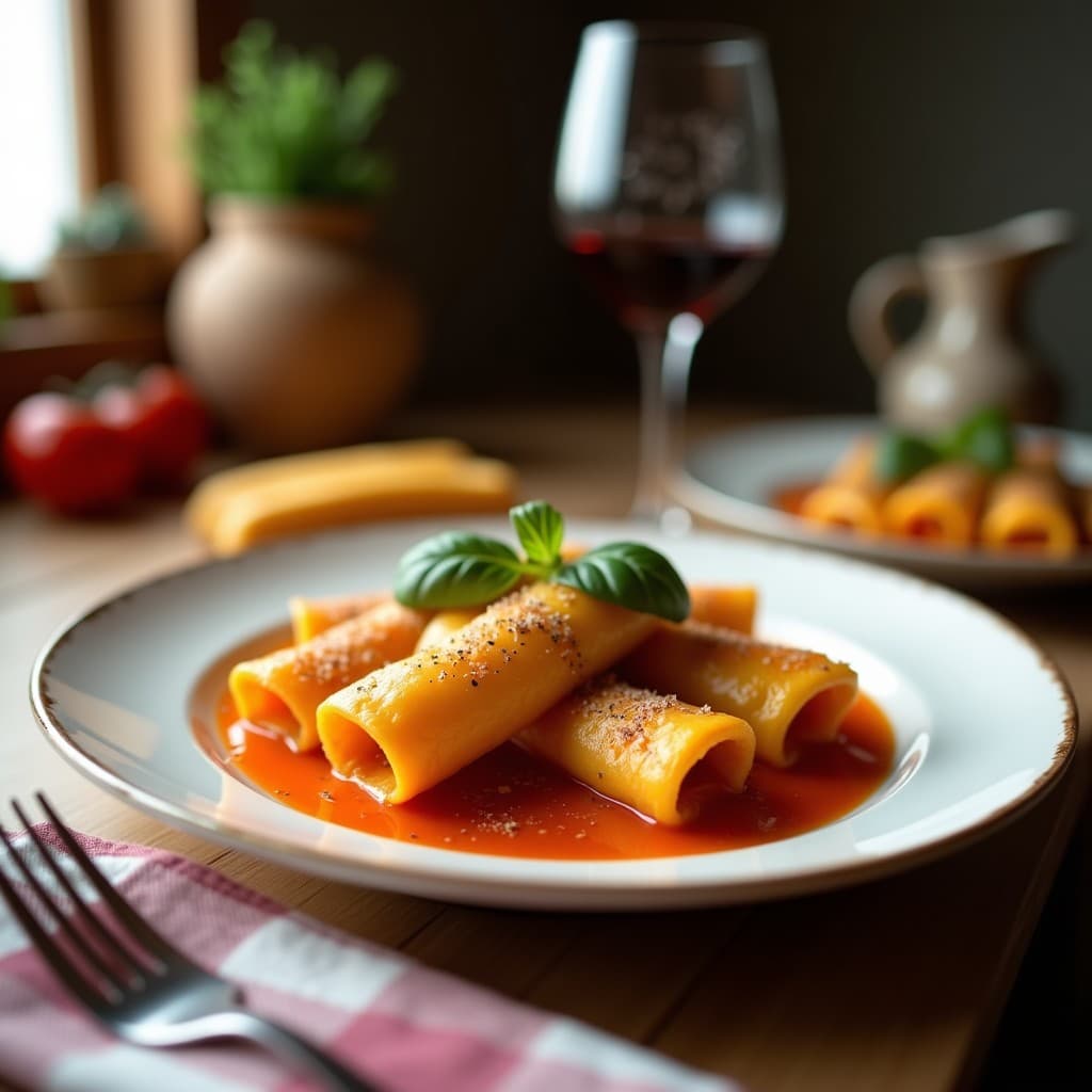 Canelones de Lentejas Rojos y Calabacín: Receta Italiana Vegana en Olla Exprés