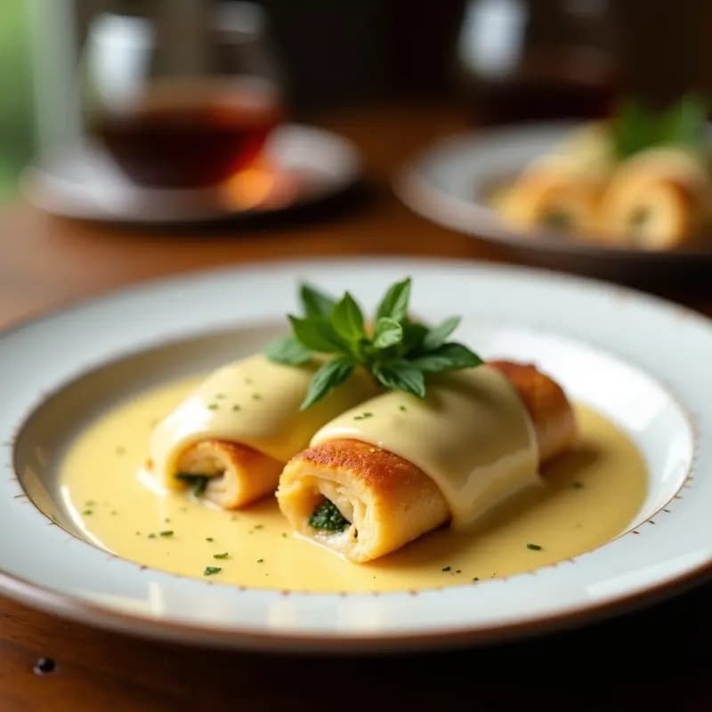 Canelones San Jacobo con Espinacas y Bechamel Casera: Receta Española para Fiestas
