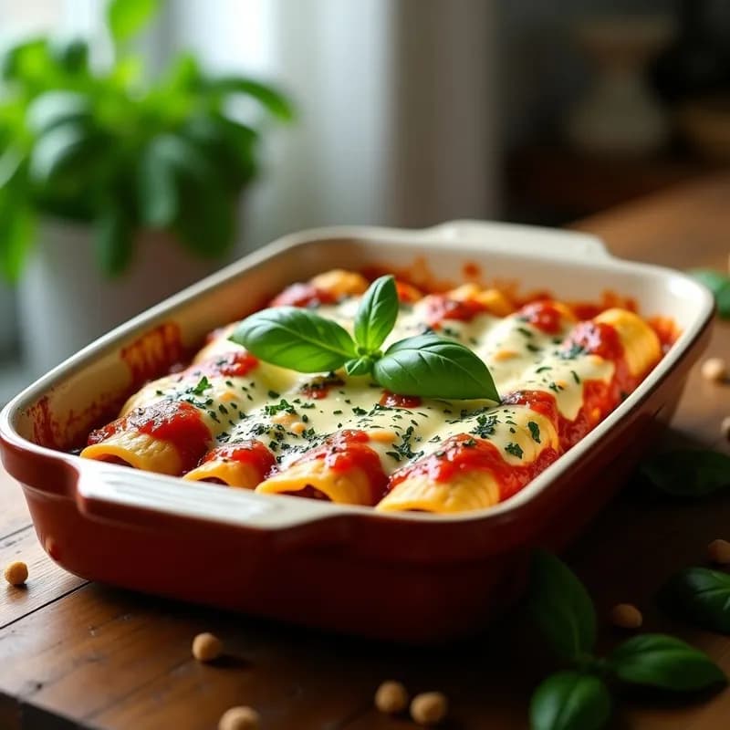 Canelones Veganos de Espinacas y Tofu: Receta al Horno sin Lácteos y Alta en Proteína