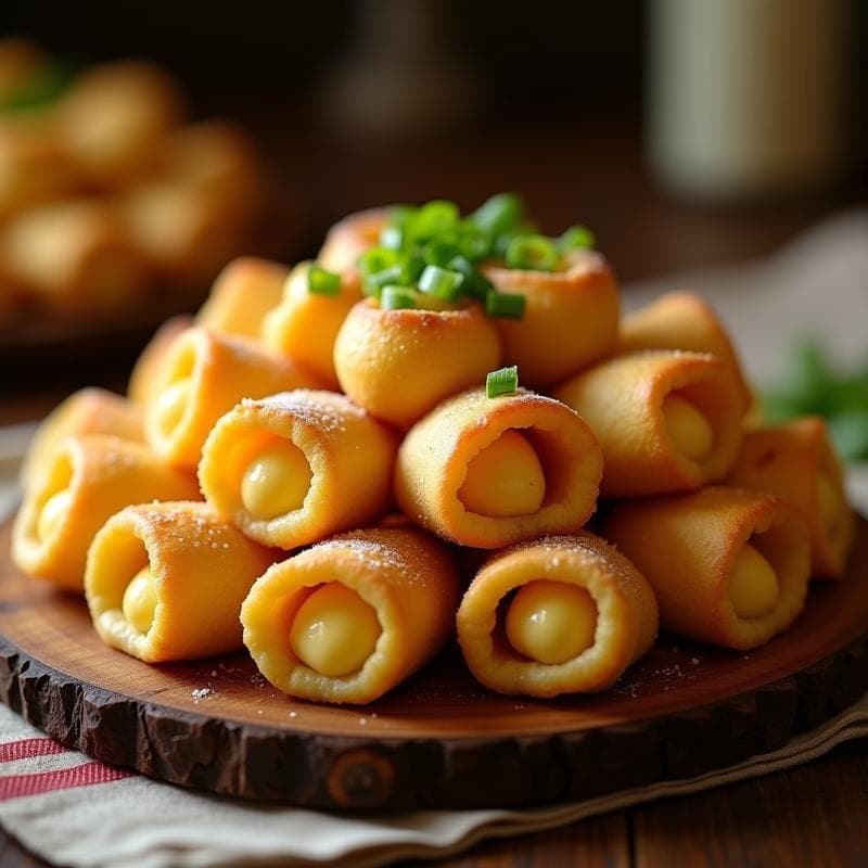 Canutillos de Masarepa Rellenos de Queso Campesino: Receta Venezolana Sin Gluten