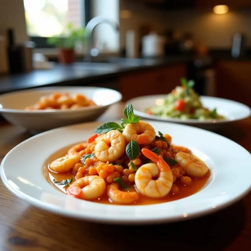 Caquexiña de Espárragos y Gambas: Tapa Andaluza en 10 Minutos
